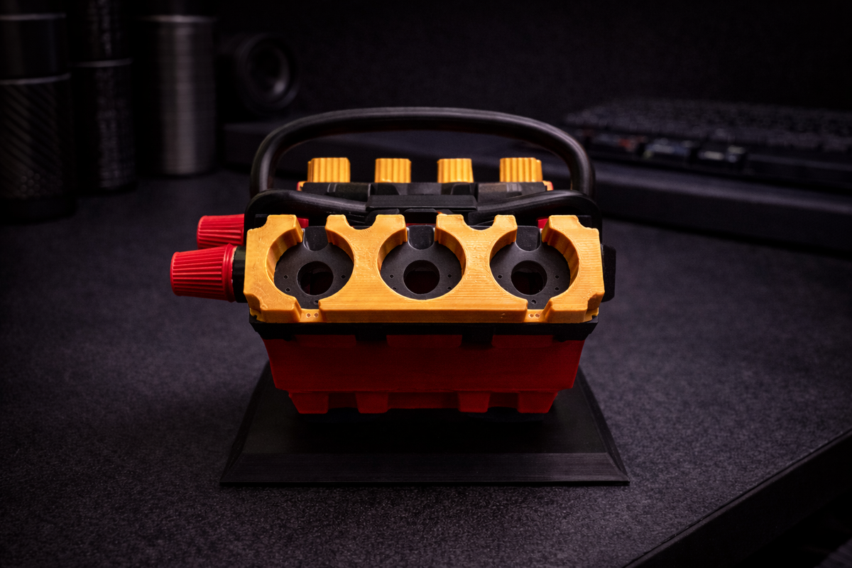 CAR ENGINE PEN STAND