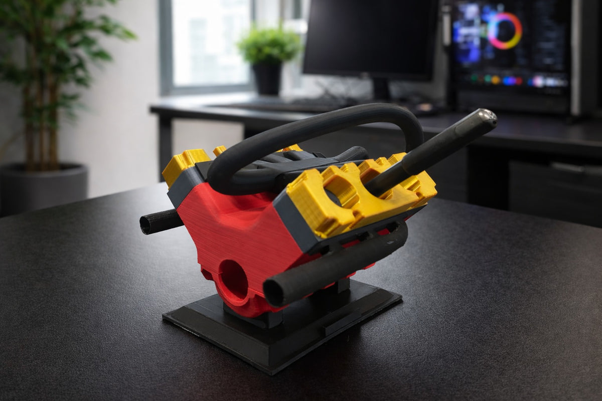 CAR ENGINE PEN STAND