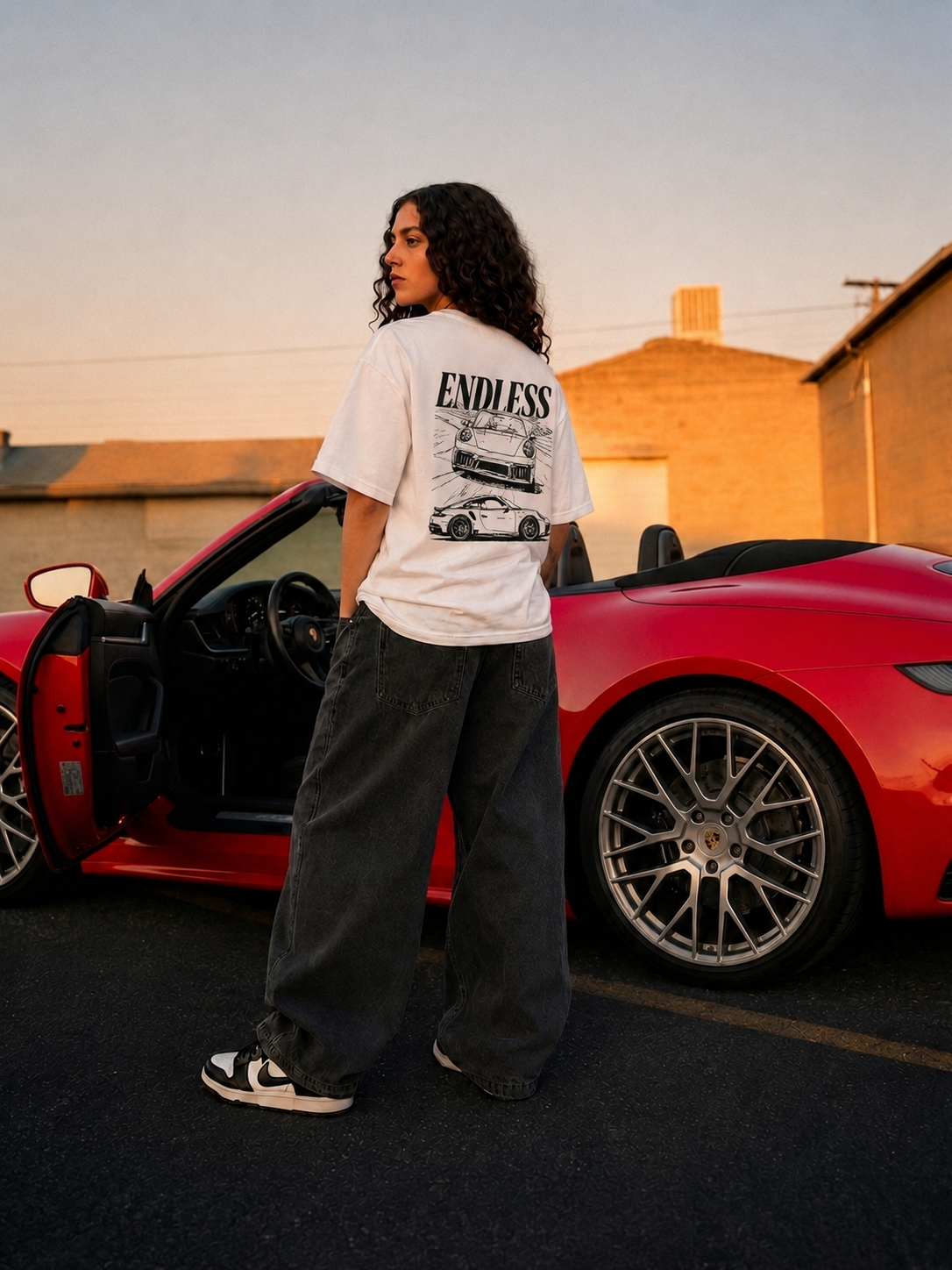 PORSHE COMIC UNISEX TEE
